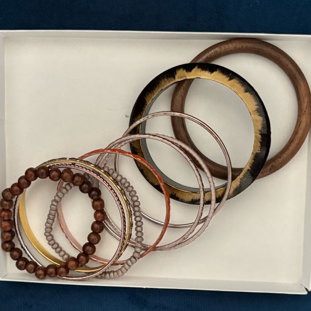 Elegant Multi-Color Bangle Set